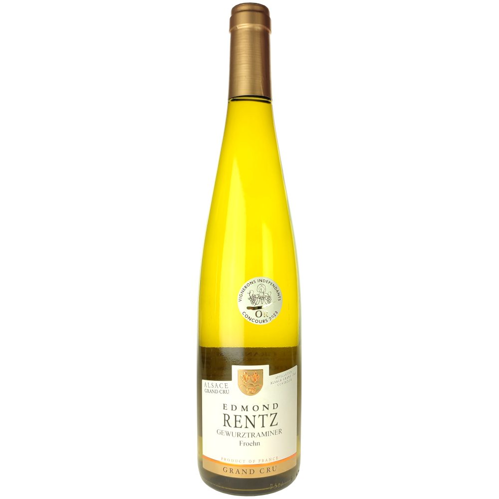 Alsace Gewurztraminer Grand Cru Froehn 2021, Domaine Edmond Rentz 1 Alsace Gewurztraminer Grand Cru Froehn 2021 Domaine Edmond Rentz